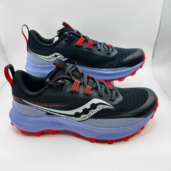 Saucony Peregrine 13 ‘Finesse Black’ Women’s Size 6.5 Running Shoe (S10838-91) - Picture 2 of 8